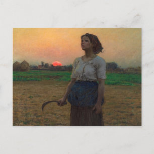 Sång i Lark av Jules Adolphe Breton Vykort
