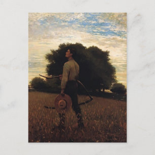 Sång i Lark av Winslow Homer Vykort