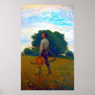 Sång i Lark Winslow Homer 1876 Poster