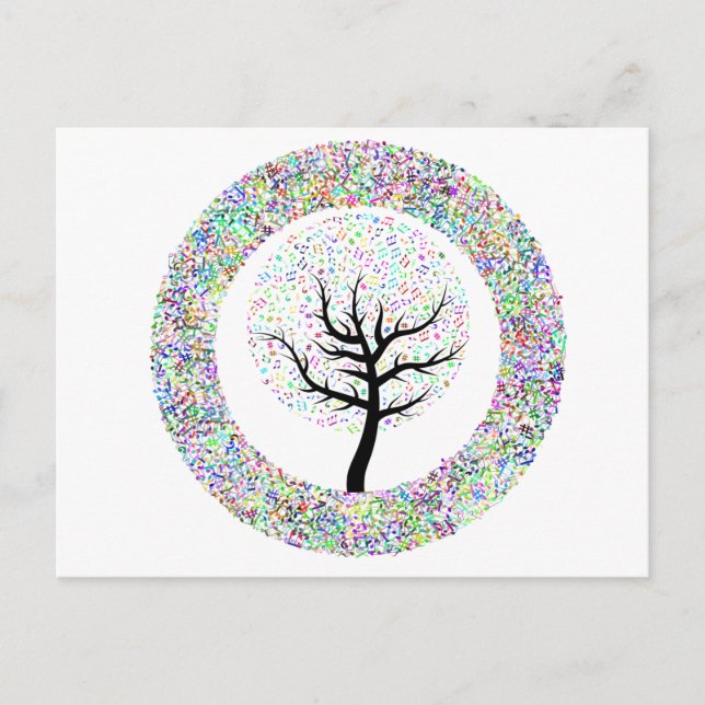 Sång i Livets träd Vykort (Framsida)