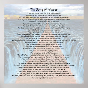 Sång i Moses Poster
