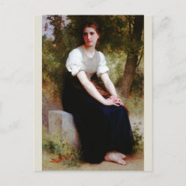 Sång i Nightingale av Bouguereau Vykort