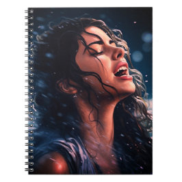 Sång i regnet anteckningsbok