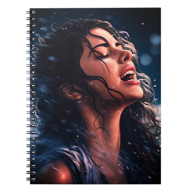 Sång i regnet anteckningsbok (Framsidan)