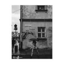 Sång i ryggvykortet, med stadstext