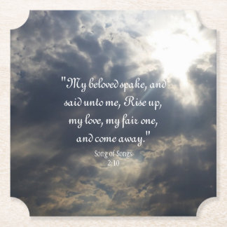 Sång i Sång 2:10 Papper Underlägg