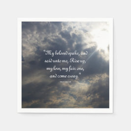 Sång i Sång 2:10 Pappersservett