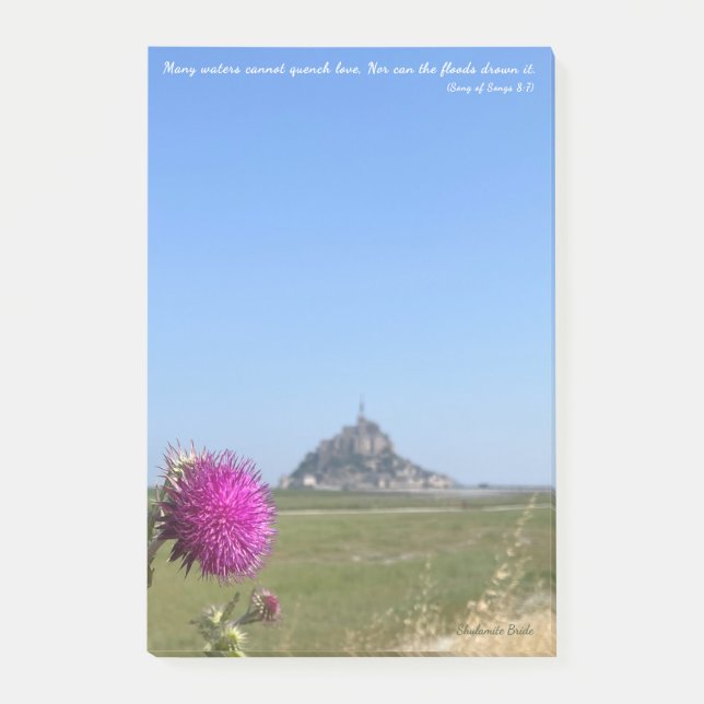 Sång i Sång 8:7 Post-it Block (Framsida)