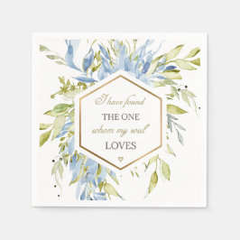 Sång i Solomon 3:4. Jag har hittat den Pappersservett