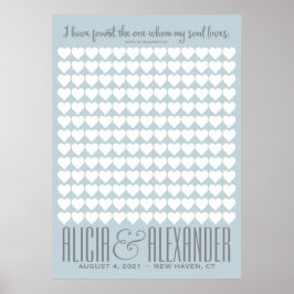 Sång i Solomon ANPASSNINGSBAR FÄRG | Bröllop Guest Poster