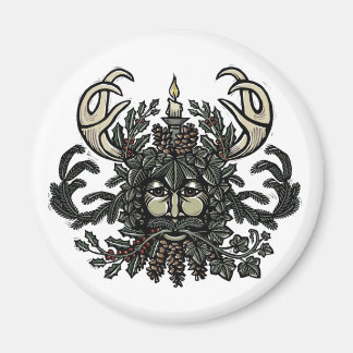 Sång i Solstice Greenman Fridge Magnet