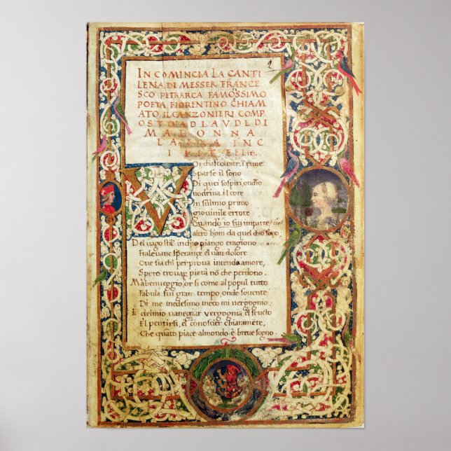 Sång lovordar Laure Poster (Framsidan)