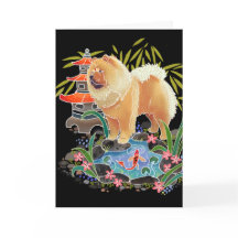 SÅNG MAO Chow Art-kort