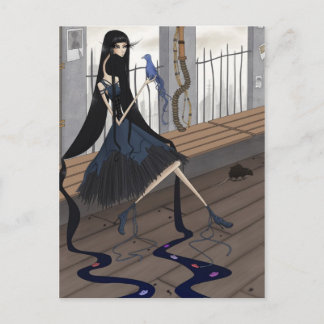 Sång: Mörk Surreal Art Vykort