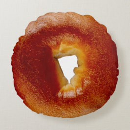 Säng och bagel rund kudde