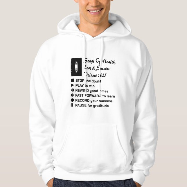 Sång of Health, Kärlek & Success 2025 Hoodie (Framsida)