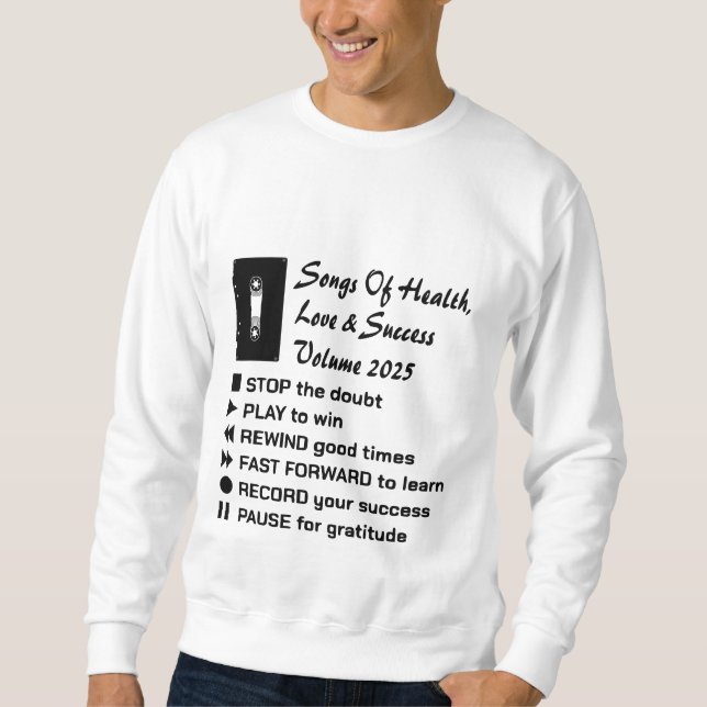 Sång of Health, Kärlek & Success 2025 Lång Ärmad Tröja (Framsida)