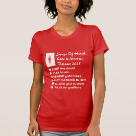Sång of Health, Kärlek & Success 2025 T Shirt