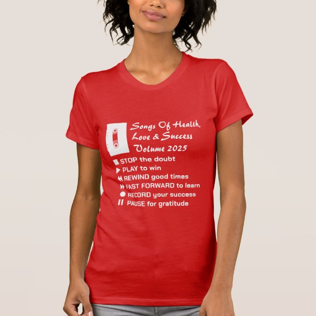 Sång of Health, Kärlek & Success 2025 T Shirt (Framsida)