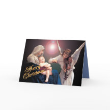 "Sång religiös julkort av för änglar"