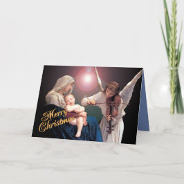 "Sång religiös julkort av för änglar" Helgkort