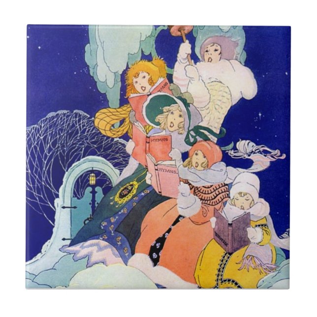 Sång till jul kakelplatta (Framsidan)