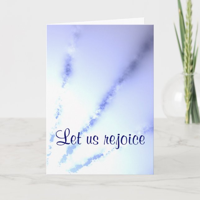 Sång till Mary Magnificat Luke 1:46-48 Helgkort (Framsida)