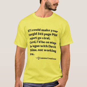 Sång Turgid PDF T Shirt
