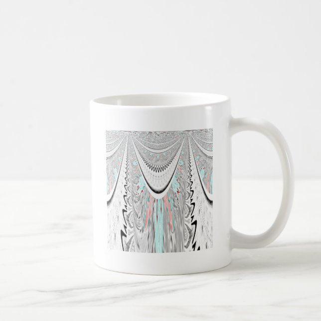 Sängande edgy vektorillustration av vektortyp för  kaffemugg (Höger)