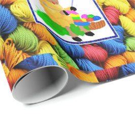 Sängande får/Garn Mors dag födelsedag Presentpapper