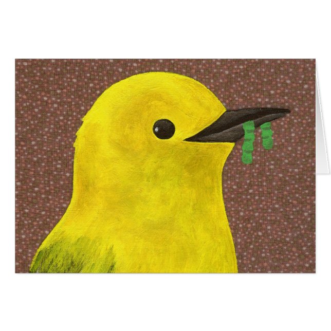 Sångare Hälsningskort (Framsidan Horizontal)