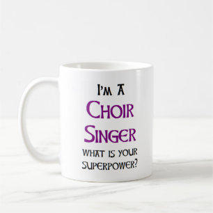 sångchoir kaffemugg