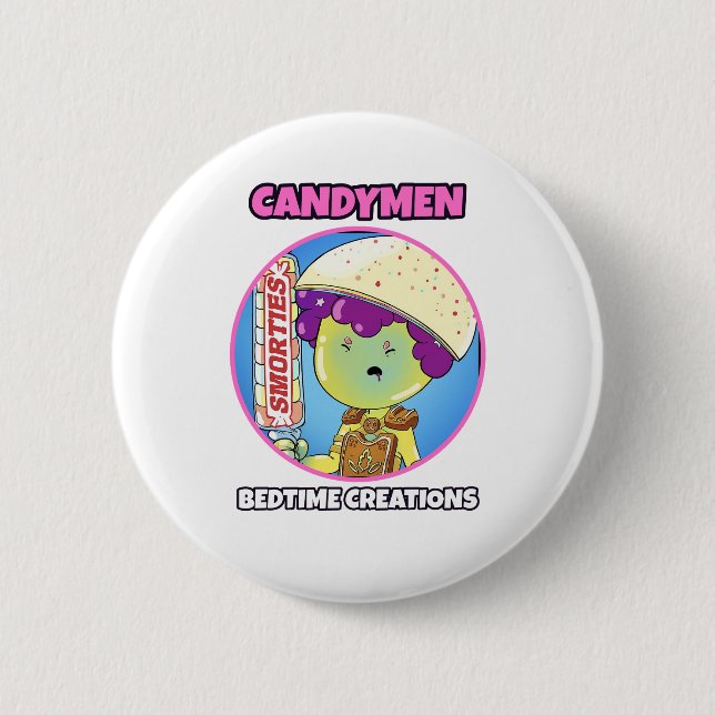 Sängdags Skapelser Candymen Knapp (Framsida)