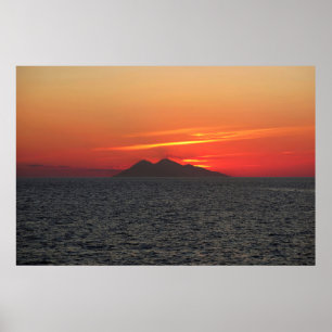 Sangeang Api Sunset Poster