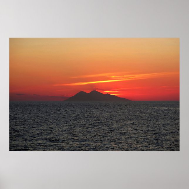 Sangeang Api Sunset Poster (Framsidan)