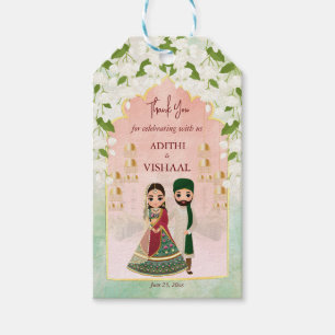 Sangeet mehndi Indian bröllop personlig Presentetikett