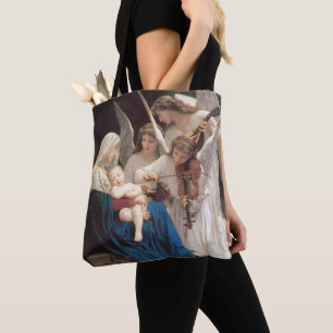 Sången av änglarna (1881) av Bouguereau Tygkasse
