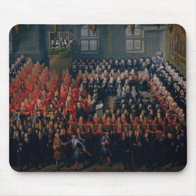 Sängen av rättvisa rymde på Parlementen de Paris Musmatta (Framsidan)