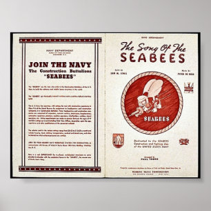 Sången av seabeesna poster