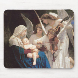 Sången om änglarna (1881) av Bouguereau Musmatta