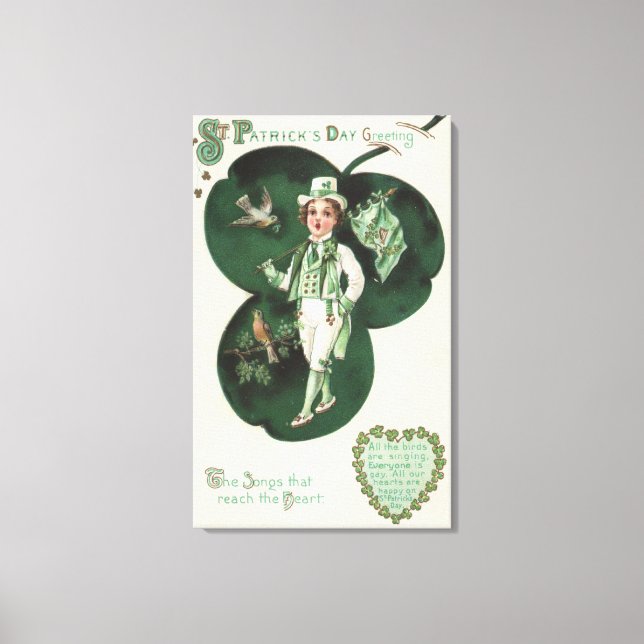 Sången som når hjärtat canvastryck (Framsida)