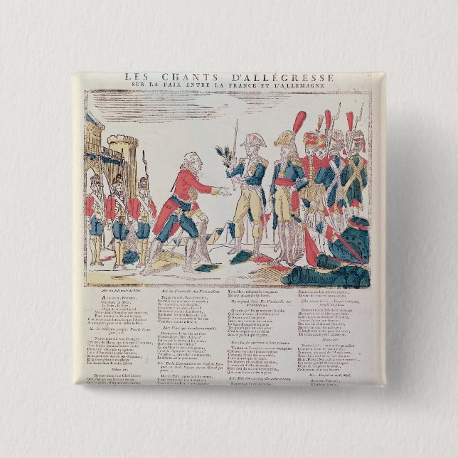 Sånger av fröjden för freden knapp (Framsida)