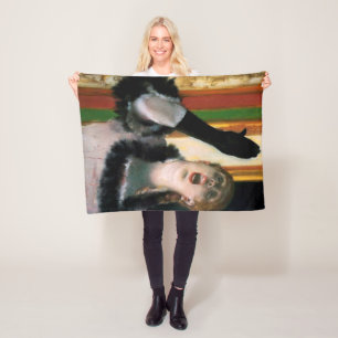 Sångerska med handske, Edgar Degas Fleecefilt