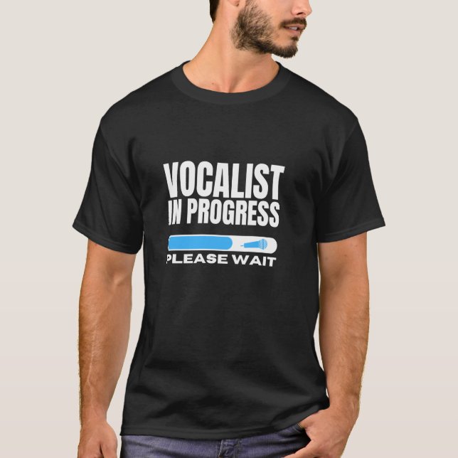Sångerska under utbildning - rolig opera-sångerska t shirt (Framsida)