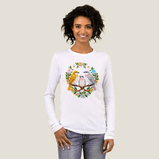 Sångfåglar i blom: En pärlstavad symfoni av nature T Shirt