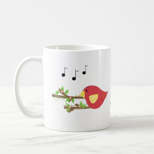 Sångfåglar Kaffemugg (Vänster)