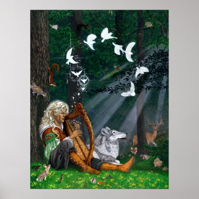 Sångfåglar - Skriv ut eller Poster (Framsidan)