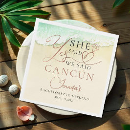 Sängflickseminariet Servetter | Cancun Strand