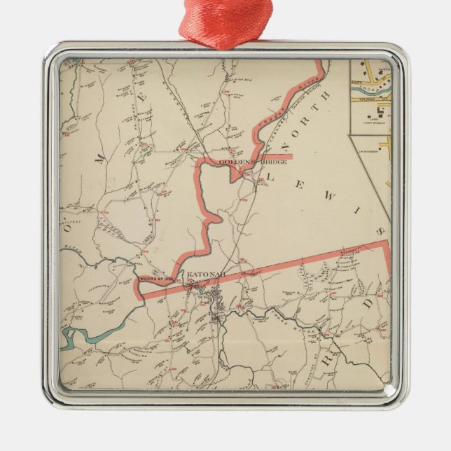 Sängford, Somers städer Julgransprydnad Metall (Framsidan)