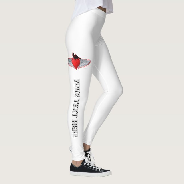 Sänghjärttatuering Leggings (Höger)